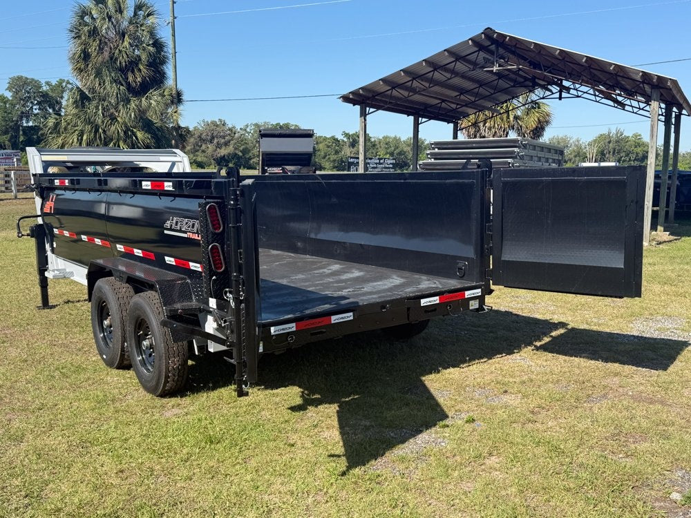16' HZ7 GN Dump 36" Sides - 7K Axles - 620 Scissor Lift - 14 Ply Tires, 2 Speed Jackk - Dump Trailers - Stryker Dealership Group