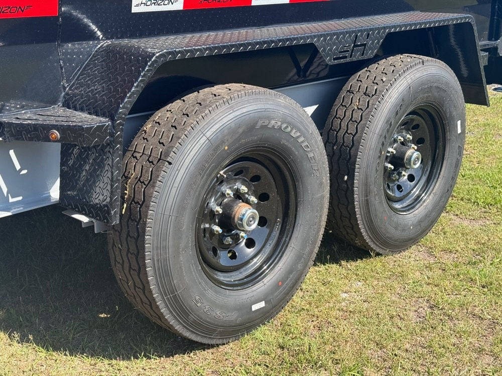 16' HZ7 GN Dump 36" Sides - 7K Axles - 620 Scissor Lift - 14 Ply Tires, 2 Speed Jackk - Dump Trailers - Stryker Dealership Group