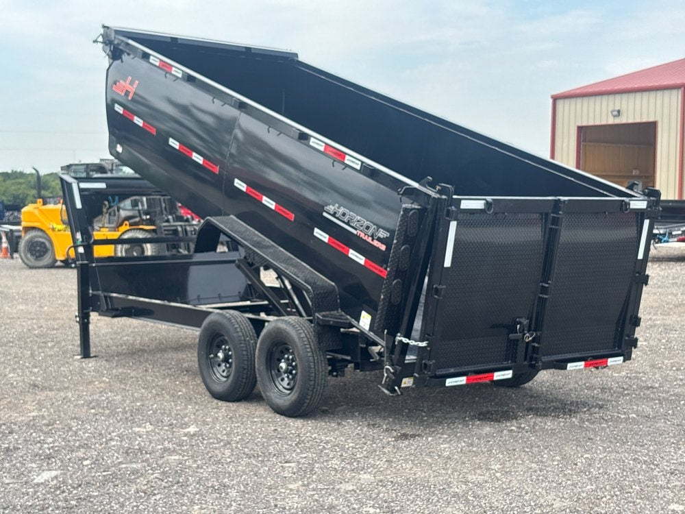 16' HZ7 GN Dump 48" Sides - 7K Axles - Gooseneck Dump/Dump Trailers - Stryker Dealership Group