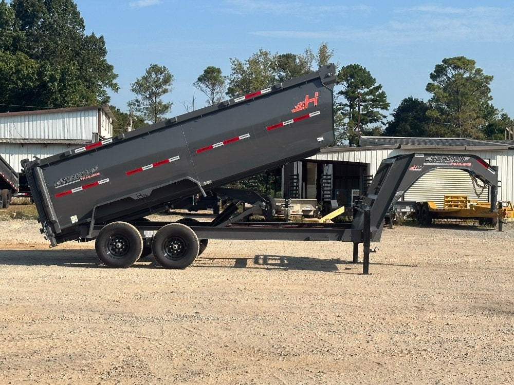 16' HZ7 GN Dump 48" Sides - 7K Axles - DT3 Professional/Dump Trailers - Stryker Dealership Group