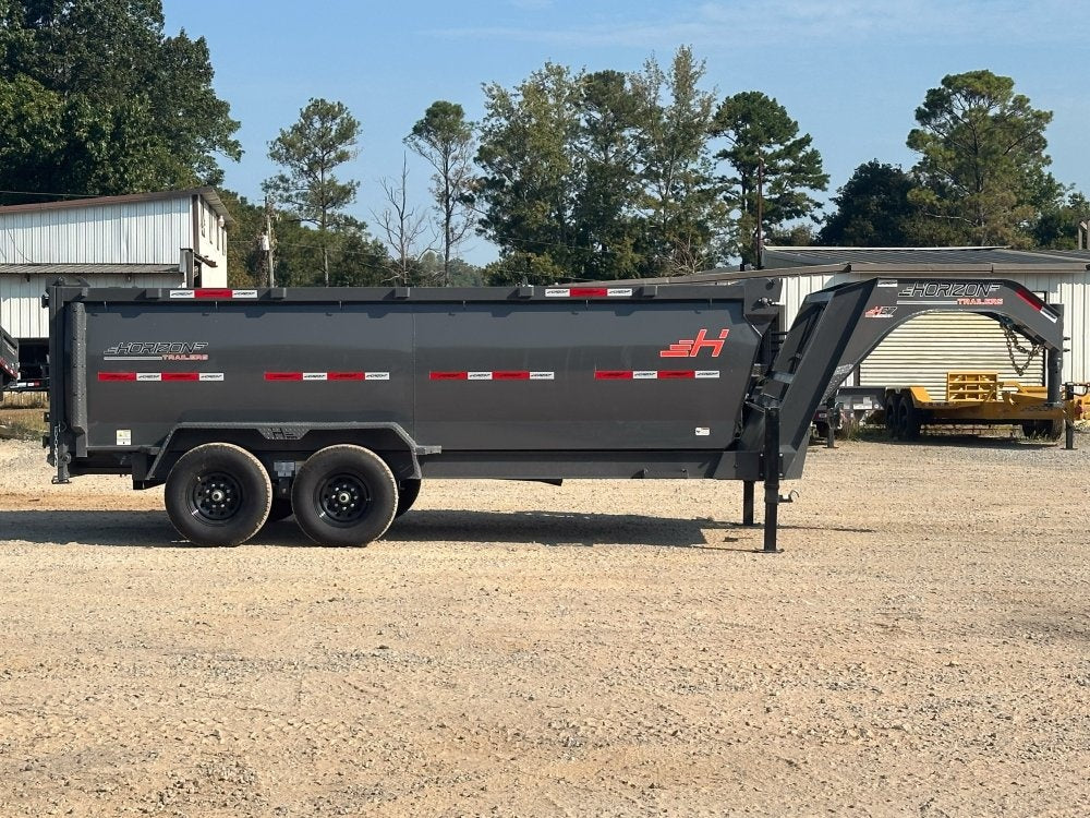 16' HZ7 GN Dump 48" Sides - 7K Axles - DT3 Professional/Dump Trailers - Stryker Dealership Group