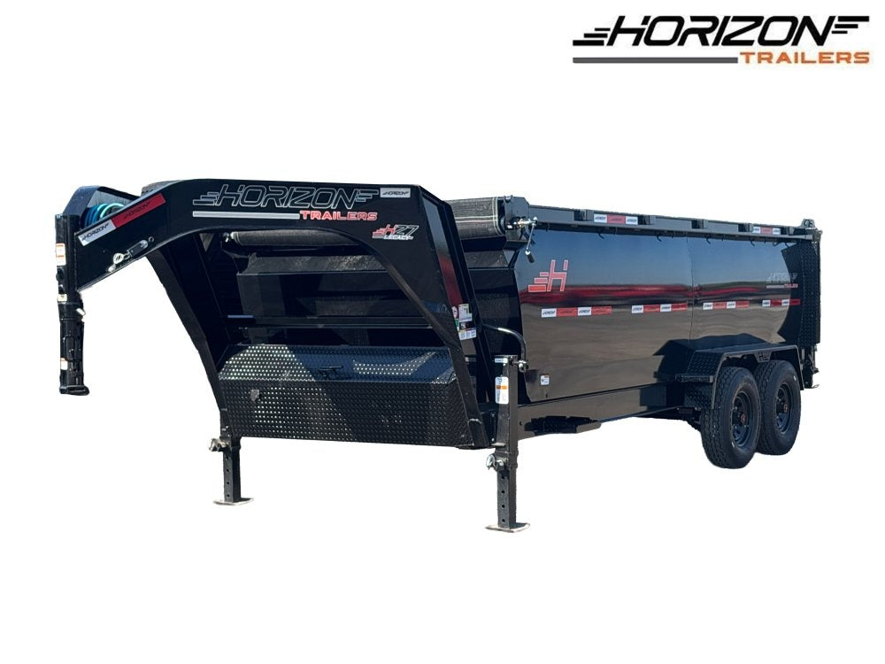 16' HZ7 GN Dump 48" Sides - 8K Axles - DT3 Professional/Dump Trailers - Stryker Dealership Group