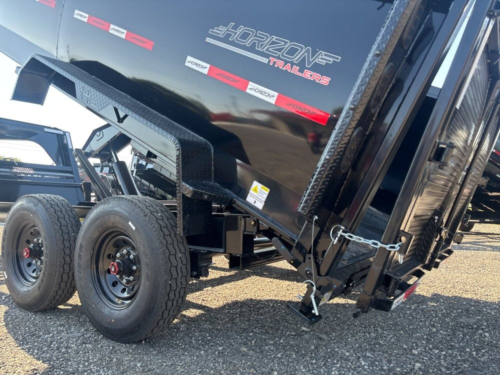 16' HZ7 GN Dump 48" Sides - 8K Axles - Gooseneck Dump/Dump Trailers - Stryker Dealership Group