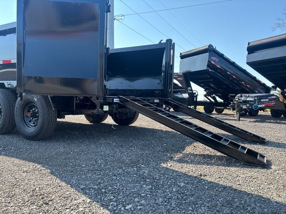 16' HZ7 GN Dump 48" Sides - 8K Axles - Gooseneck Dump/Dump Trailers - Stryker Dealership Group