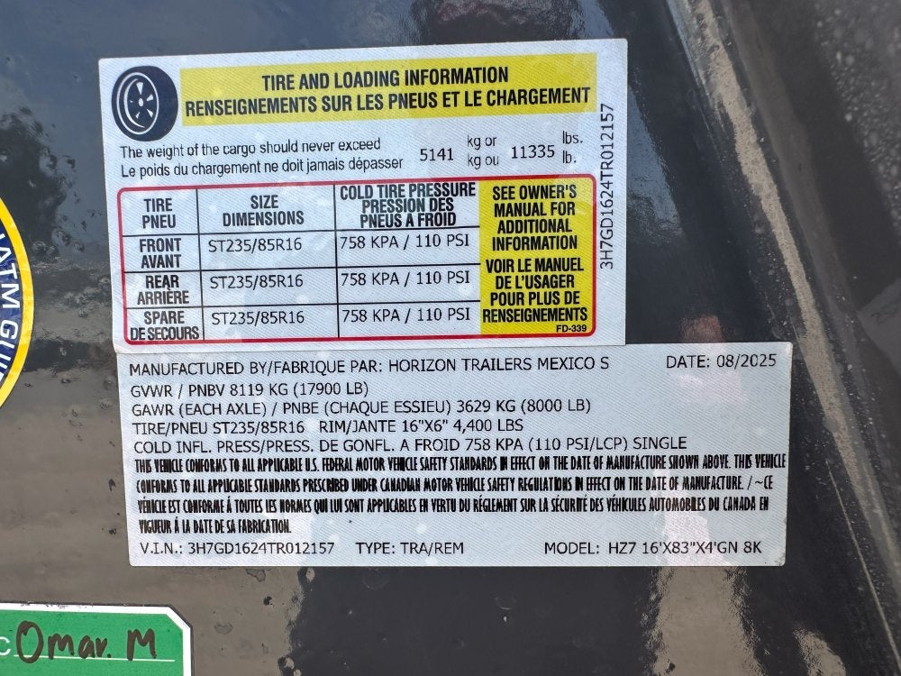 16' HZ7 GN Dump 48" Sides - 8K Axles - Dump Trailers/Dump Trailers - Stryker Dealership Group