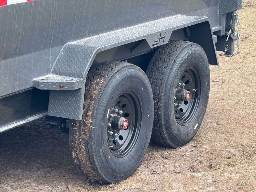 16' HZ7 GN Dump 48" Sides - 8K Axles - 12 Ton Telescopic Lift - 14 Ply Tires, 2 Speed Jackk - Dump Trailers - Stryker Dealership Group
