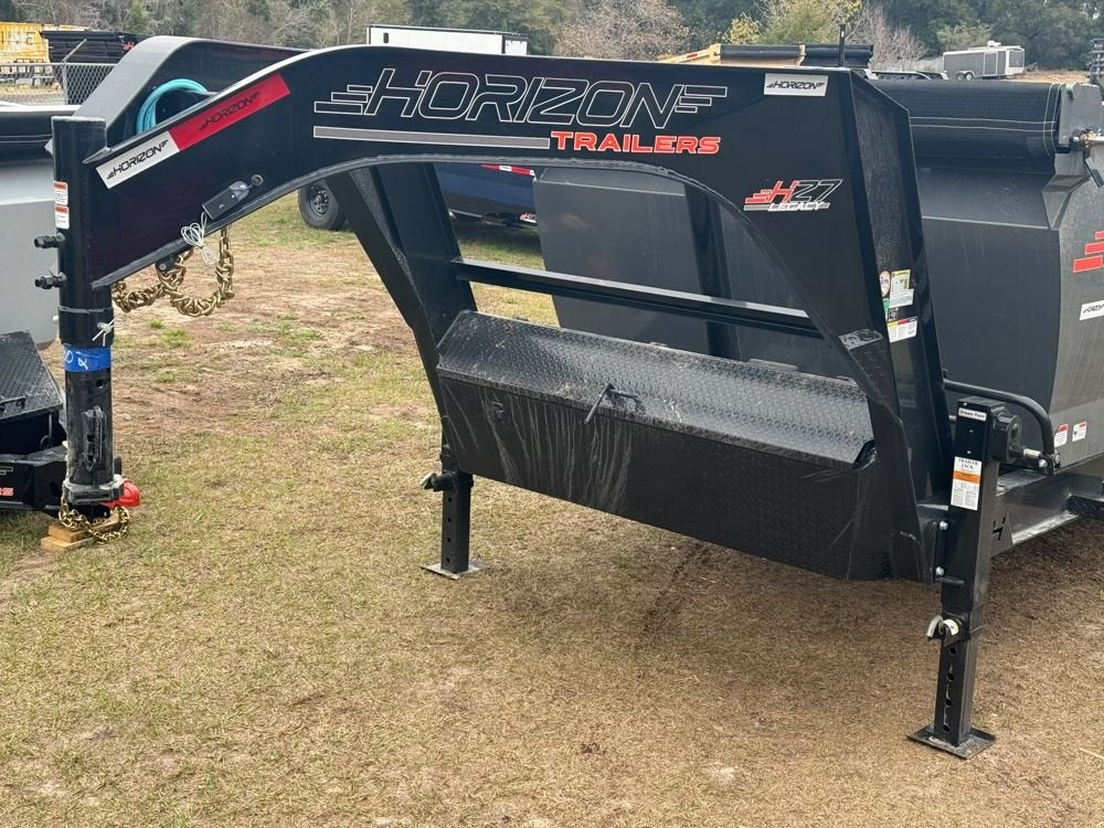 16' HZ7 GN Dump 48" Sides - 8K Axles - 12 Ton Telescopic Lift - 14 Ply Tires, 2 Speed Jackk - Dump Trailers - Stryker Dealership Group