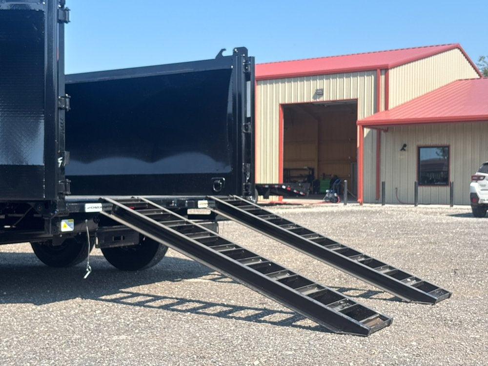 16' HZ7 GN Dump 48" Sides - 8K Axles - 12 Ton Telescopic Lift - 14 Ply Tires, 2 Speed Jackk - Gooseneck Dump/Dump Trailers - Stryker Dealership Group