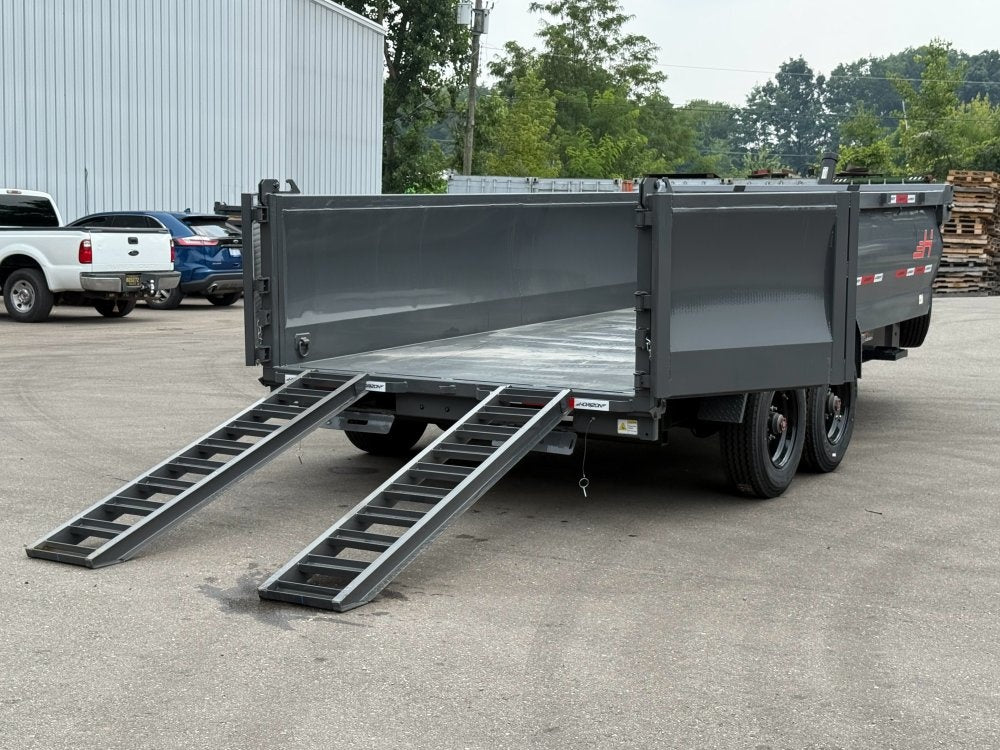16' HZX BP Dump Trailer 10K Axles 3' High Sides - Dump Trailers/Dump Trailers - Stryker Dealership Group
