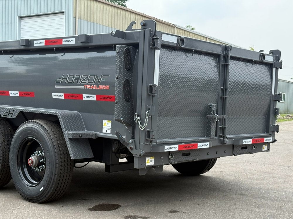 16' HZX BP Dump Trailer 10K Axles 3' High Sides - Bumper Pull Dump/Dump Trailers - Stryker Dealership Group