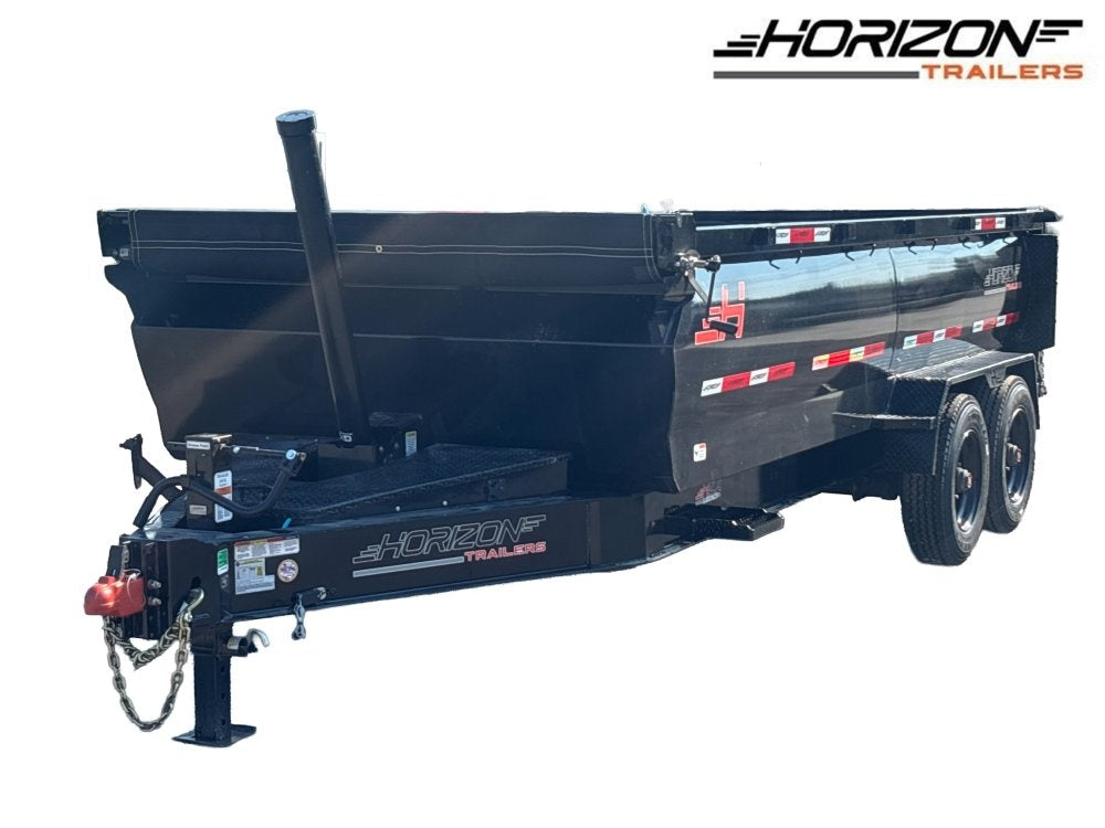 16' HZX BP Dump Trailer 10K Axles 3' High Sides - Bumper Pull Dump/Dump Trailers - Stryker Dealership Group