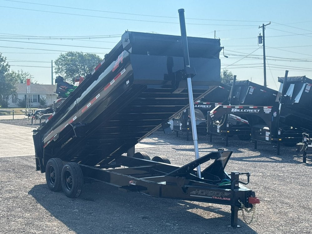 16' HZX BP Dump Trailer 10K Axles 3' High Sides - Bumper Pull Dump/Dump Trailers - Stryker Dealership Group