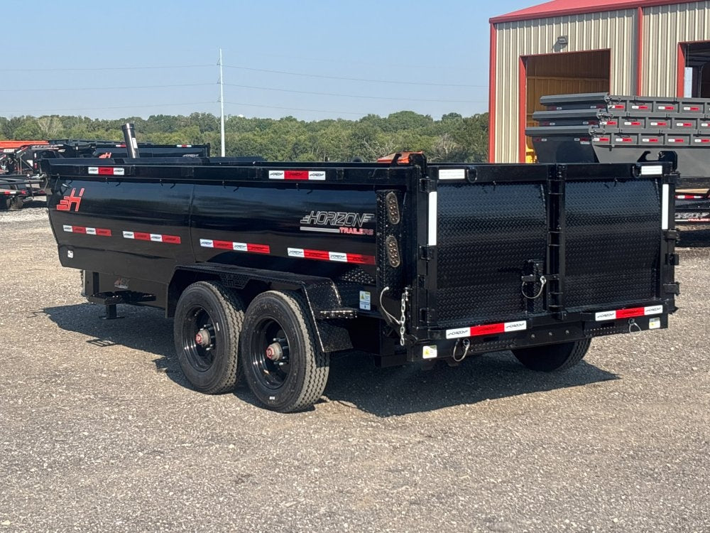 16' HZX BP Dump Trailer 10K Axles 3' High Sides - Bumper Pull Dump/Dump Trailers - Stryker Dealership Group