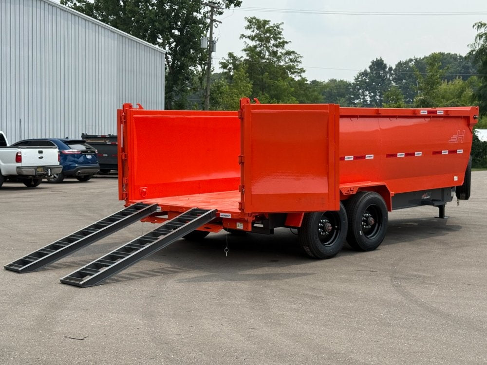 16' HZX BP Dump Trailer 10K Axles 4' High Sides - DT4 Heavy Duty/Dump Trailers - Stryker Dealership Group