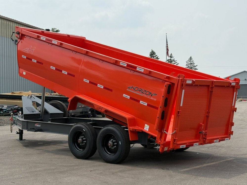 16' HZX BP Dump Trailer 10K Axles 4' High Sides - Dump Trailers/Dump Trailers - Stryker Dealership Group