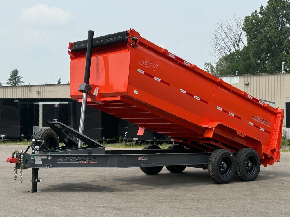 16' HZX BP Dump Trailer 10K Axles 4' High Sides - Dump Trailers/Dump Trailers - Stryker Dealership Group