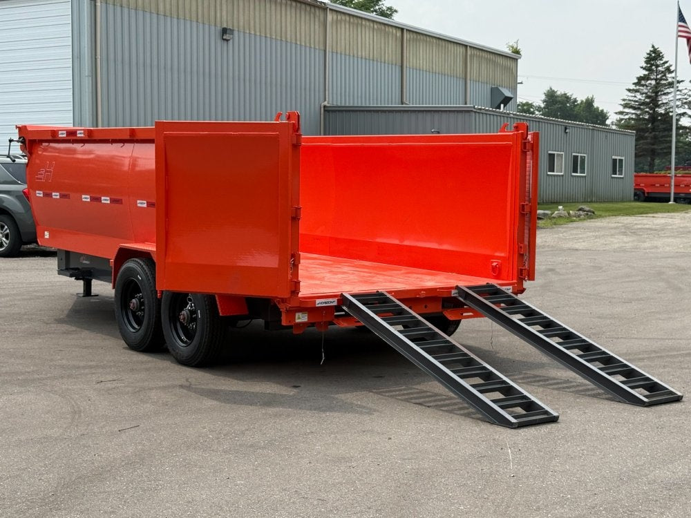 16' HZX BP Dump Trailer 10K Axles 4' High Sides - Dump Trailers/Dump Trailers - Stryker Dealership Group