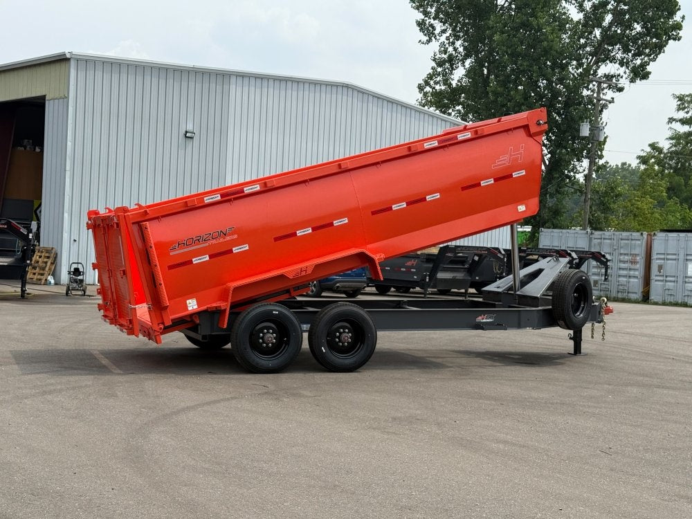 16' HZX BP Dump Trailer 10K Axles 4' High Sides - DT4 Heavy Duty/Dump Trailers - Stryker Dealership Group