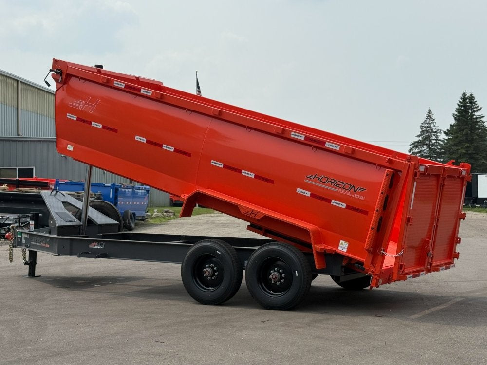 16' HZX BP Dump Trailer 10K Axles 4' High Sides - Dump Trailers/Dump Trailers - Stryker Dealership Group