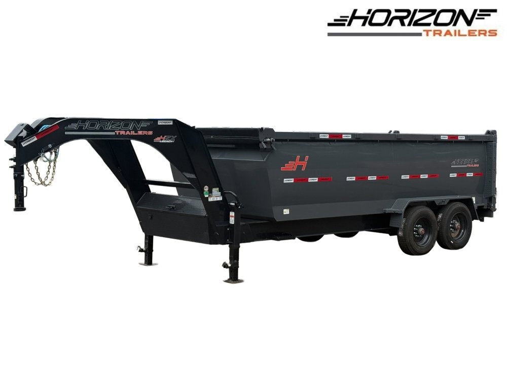 16' HZX GN Dump Trailer 10K Axles 4' High Sides - Dump Trailers/Dump Trailers - Stryker Dealership Group