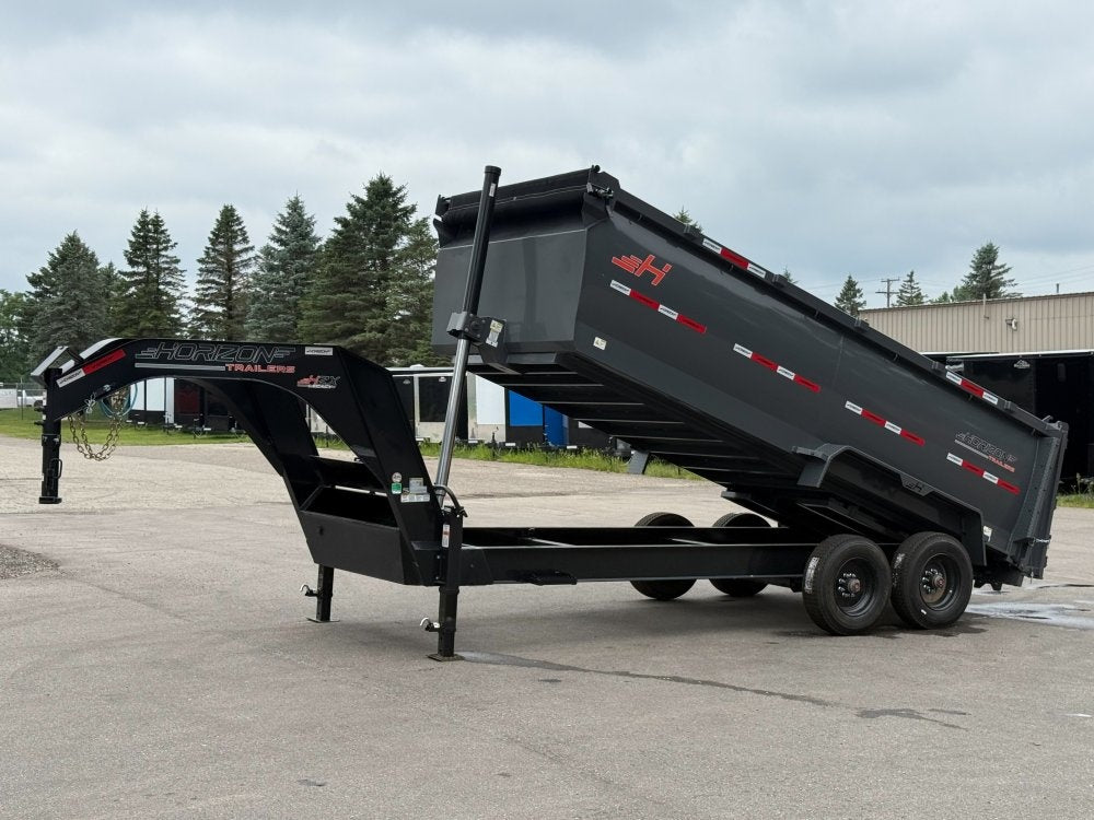 16' HZX GN Dump Trailer 10K Axles 4' High Sides - DT4 Heavy Duty/Dump Trailers - Stryker Dealership Group