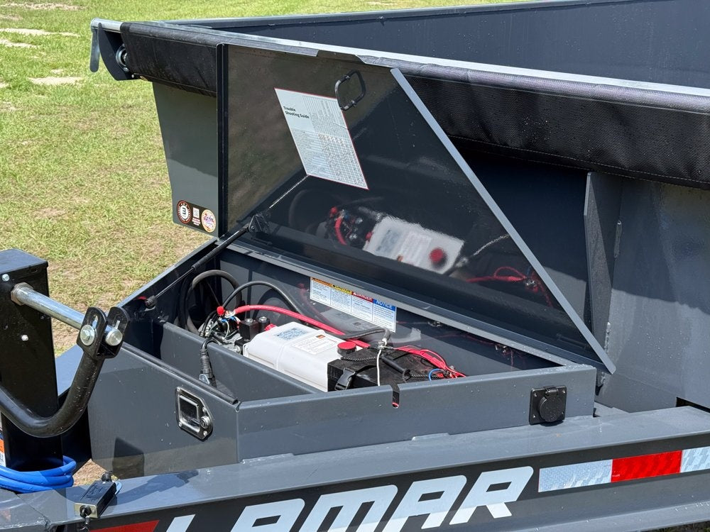 16' Low-Pro Dump Trailer - 8K Axles 10 Ply Tires - 24" Sides - Bumper Pull Dump/Dump Trailers - Stryker Dealership Group