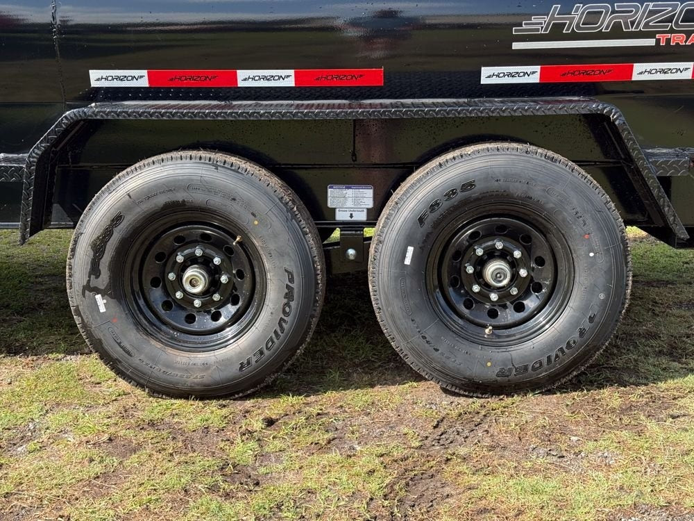 16' LZ7 Dump Trailer 36" Walls - Scissor Lift - 14K GWVR - 14ply Tires - 3 Way Door - Ramps - Dump Trailers - Stryker Dealership Group