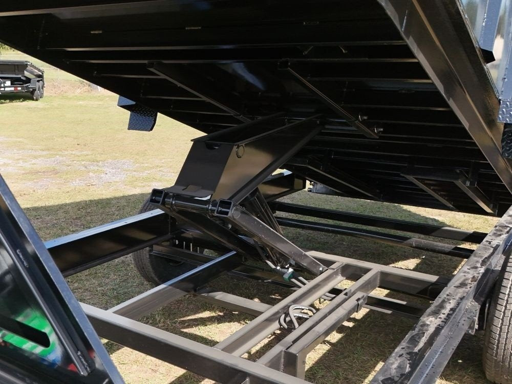 16' SDT Dump Trailer (2) 8K Axles 48" Side Walls - 620 Scissor Lift - 3 Way Gate - Dump Trailers/Dump Trailers - Stryker Dealership Group