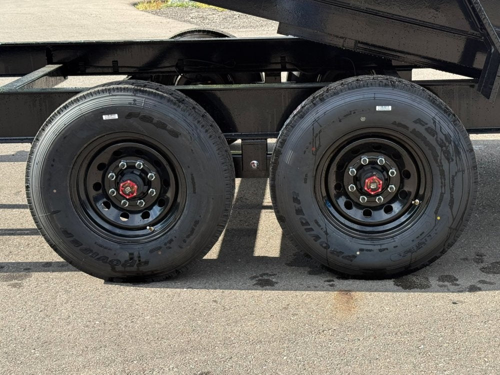 16' SDT Dump Trailer (2) 8K Axles 48" Side Walls - Telescopic Lift - 3 Way Gate - Dump Trailers/Dump Trailers - Stryker Dealership Group