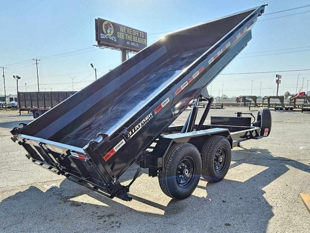 16' Stryker EDT Bumper Pull Dump Trailer 20" Side Walls - (2) 7k Axles - Dump Trailers/DT1 Light Duty - Stryker Dealership Group