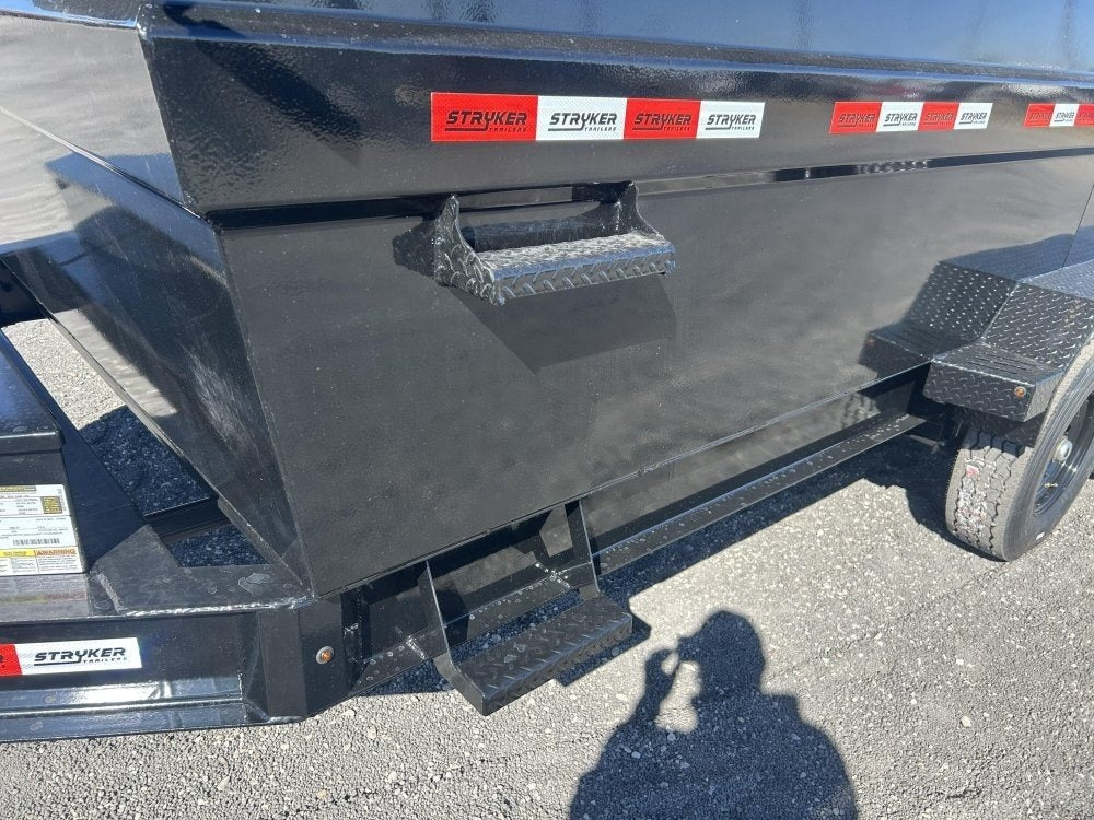16' Stryker SDT Bumper Pull Dump Trailer 36" Side Walls - (2) 7k Axles - Bumper Pull Dump - Dump Trailers - Stryker Dealership Group