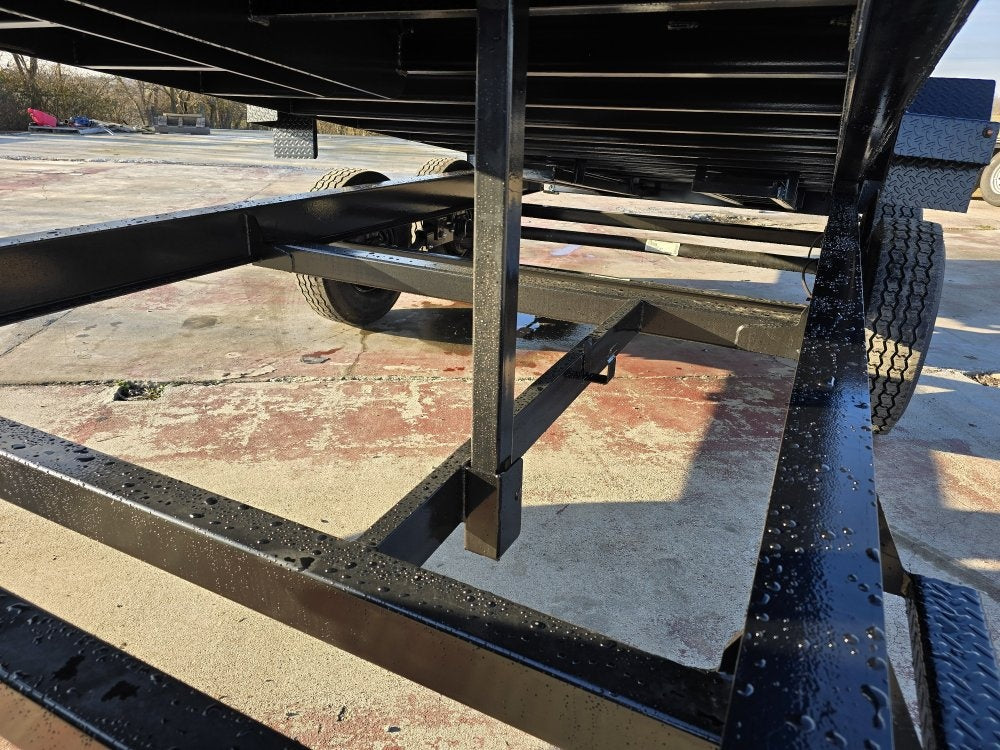 16' Stryker SDT Bumper Pull Dump Trailer 48" Side Walls - (2) 7k Axles - Dump Trailers/DT2 Contractor - Stryker Dealership Group