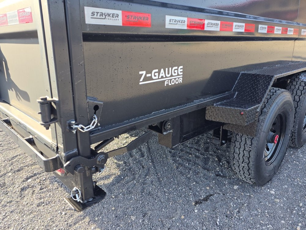 16' Stryker SDT Gooseneck Dump Trailer 36" Side Walls - (2) 8k Axles - Gooseneck Dump/Dump Trailers - Stryker Dealership Group