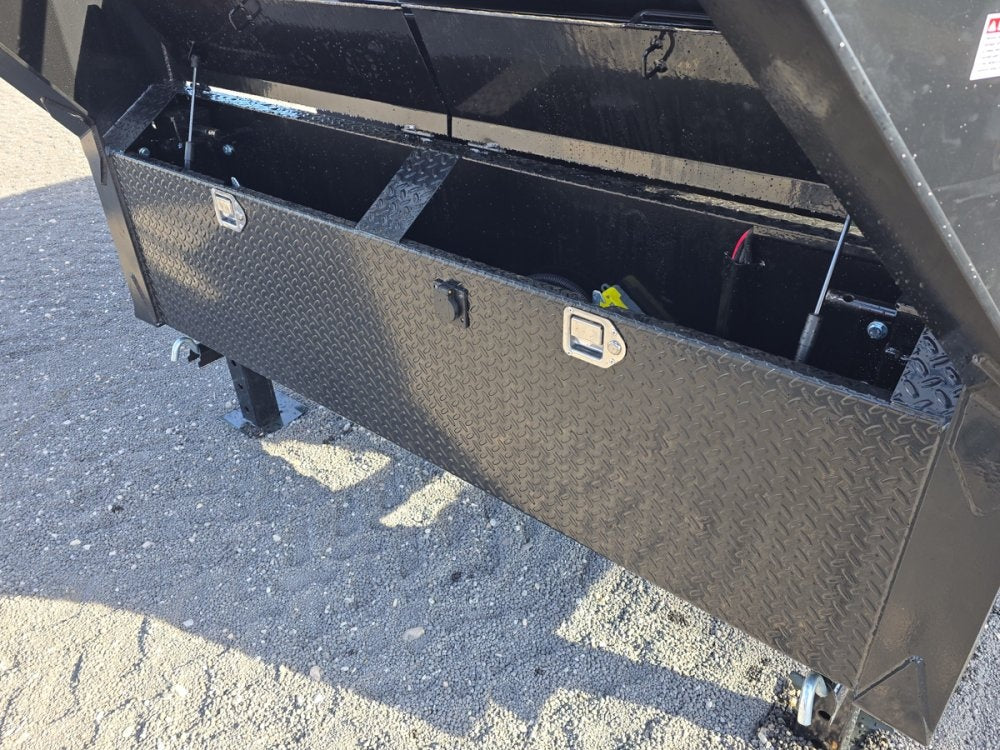 16' Stryker SDT Gooseneck Dump Trailer 36" Side Walls - (2) 8k Axles - Gooseneck Dump - Dump Trailers - Stryker Dealership Group