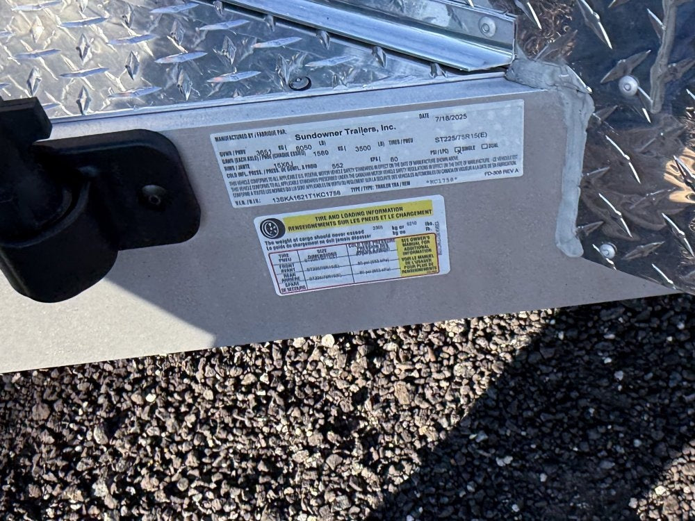 16' Sundowner 2 Horse Charter SE - White - (2) 3500lb Axles - 2 Horse/Horse Trailers - Stryker Dealership Group