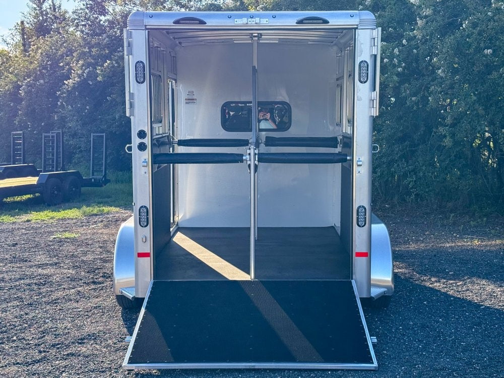 16' Sundowner 2 Horse Charter SE - White - (2) 3500lb Axles - 2 Horse/Horse Trailers - Stryker Dealership Group