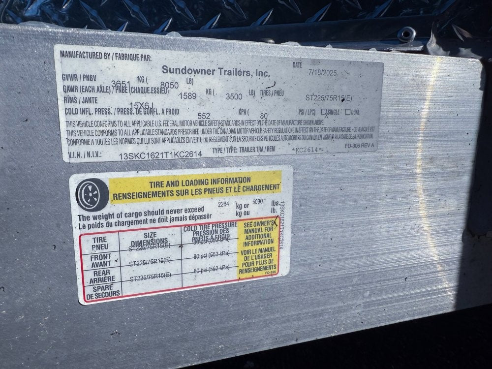 16' Sundowner 2 Horse Supertack - White - Porch Lights - 2 Horse/Horse Trailers - Stryker Dealership Group