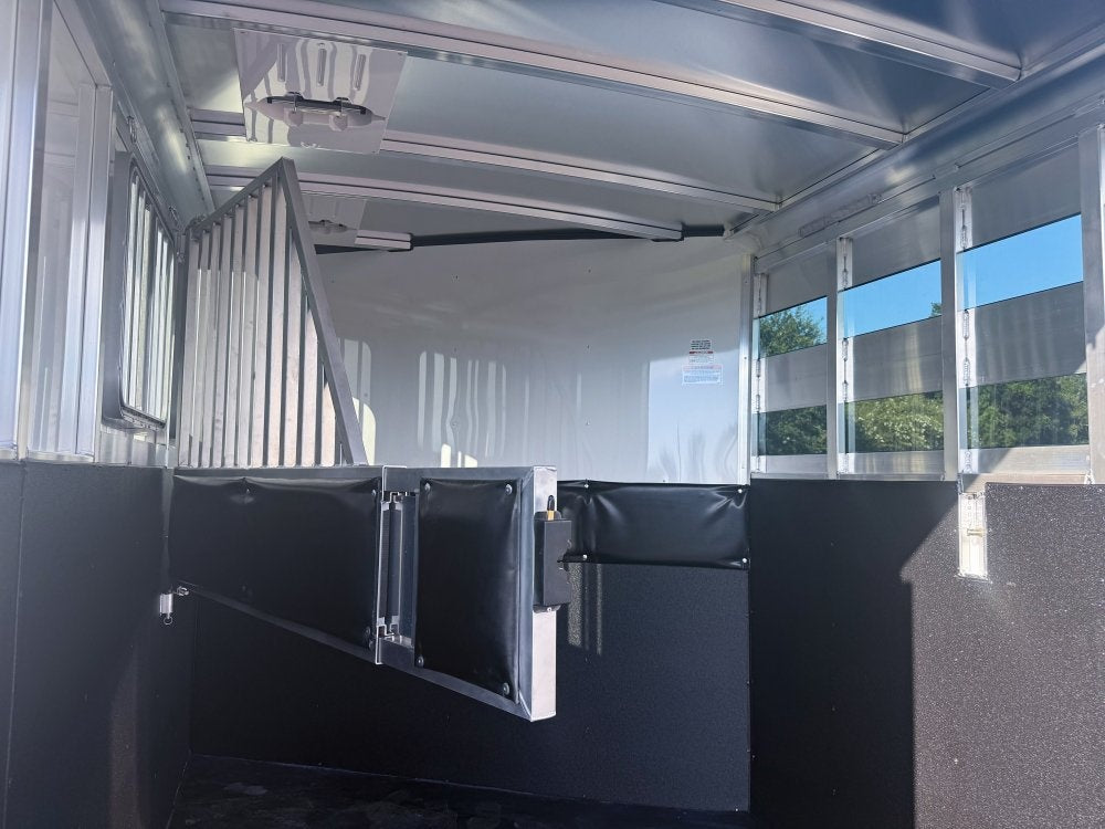 16' Sundowner 2 Horse Supertack - White - Porch Lights - 2 Horse/Horse Trailers - Stryker Dealership Group