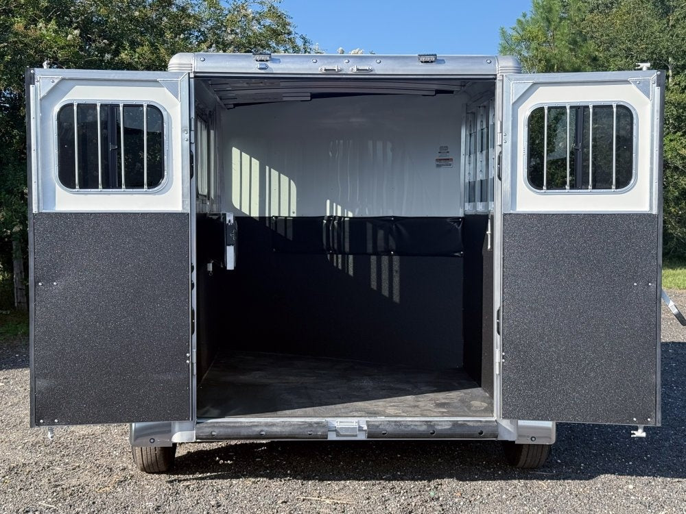 16' Sundowner 2 Horse Supertack - White - Porch Lights - 2 Horse/Horse Trailers - Stryker Dealership Group
