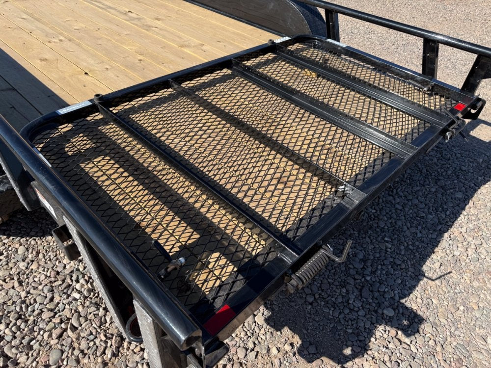 16' UTX Bumper Pull Utility (2) 3.5k Axles, 4' Mesh Flip Ramp - Utility & SXS - Stryker Dealership Group