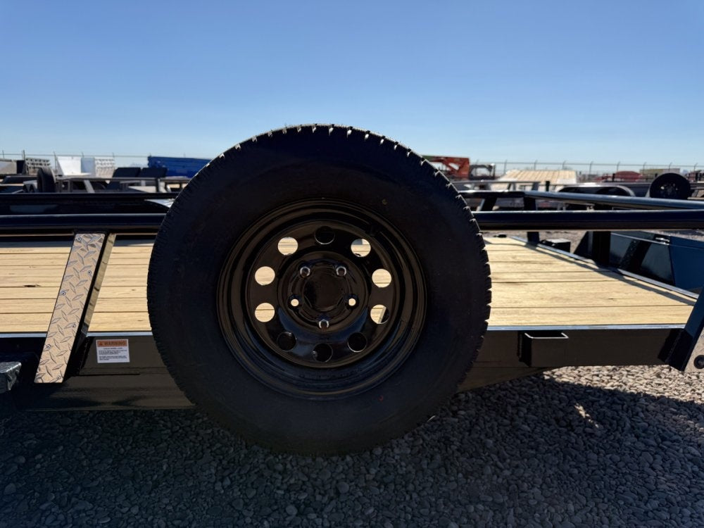 16' UTX Bumper Pull Utility (2) 3.5k Axles, 4' Mesh Flip Ramp - Utility & SXS - Stryker Dealership Group