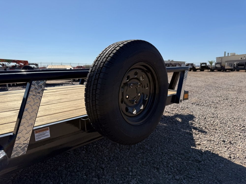 16' UTX Bumper Pull Utility (2) 3.5k Axles, 4' Mesh Flip Ramp - Utility & SXS - Stryker Dealership Group