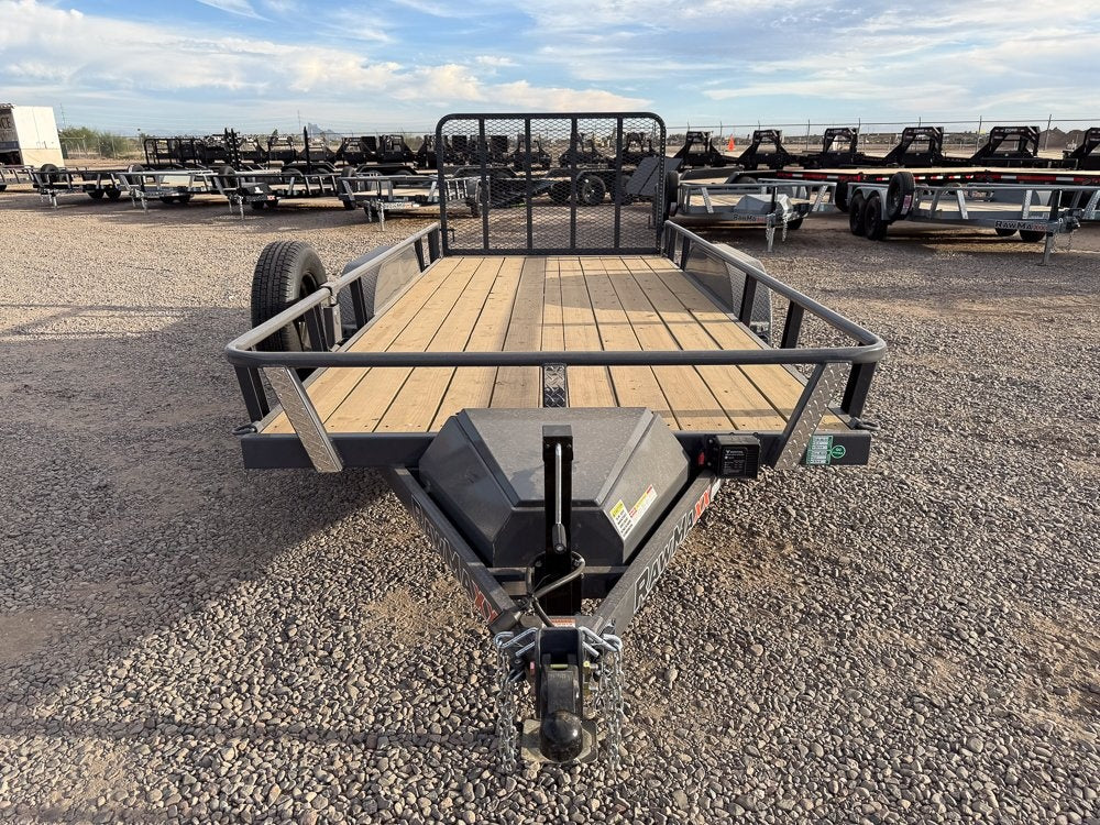 16' UTX Bumper Pull Utility (2) 3.5k Axles, 4' Mesh Flip Ramp - Utility & SXS - Stryker Dealership Group