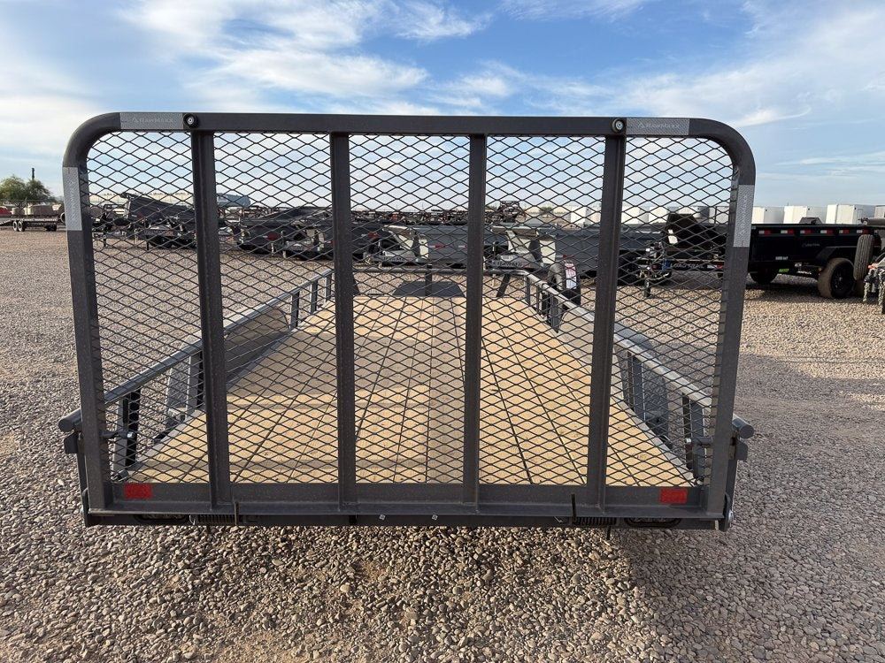 16' UTX Bumper Pull Utility (2) 3.5k Axles, 4' Mesh Flip Ramp - Utility & SXS - Stryker Dealership Group