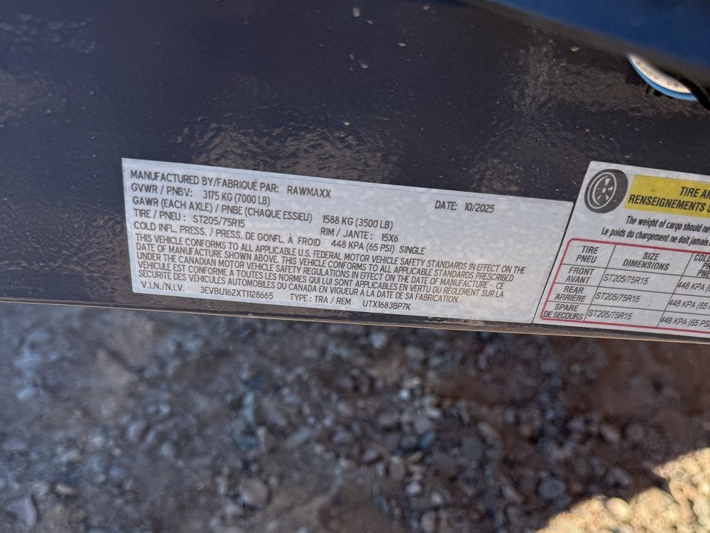 16' UTX Bumper Pull Utility (2) 3.5k Axles, 4' Mesh Flip Ramp - Utility & SXS - Stryker Dealership Group