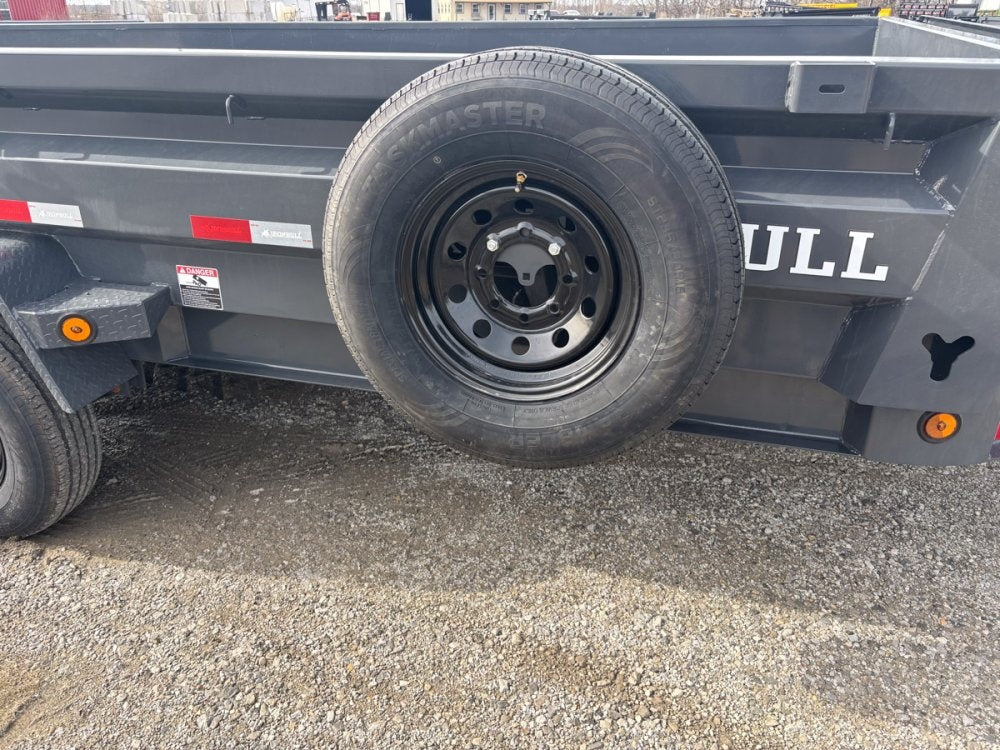 16' x 83" Iron Bull DWB Bumper Pull Dump Trailer 24" Side Walls - (2) 7,000 lb Axles - Bumper Pull Dump - Dump Trailers - Stryker Dealership Group