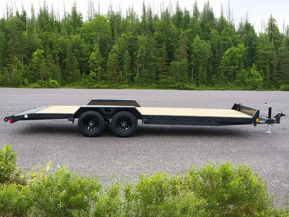 18' BP Car Hauler - Slide In Ramps - 5k Axles - Equipment Trailers - Stryker Dealership Group