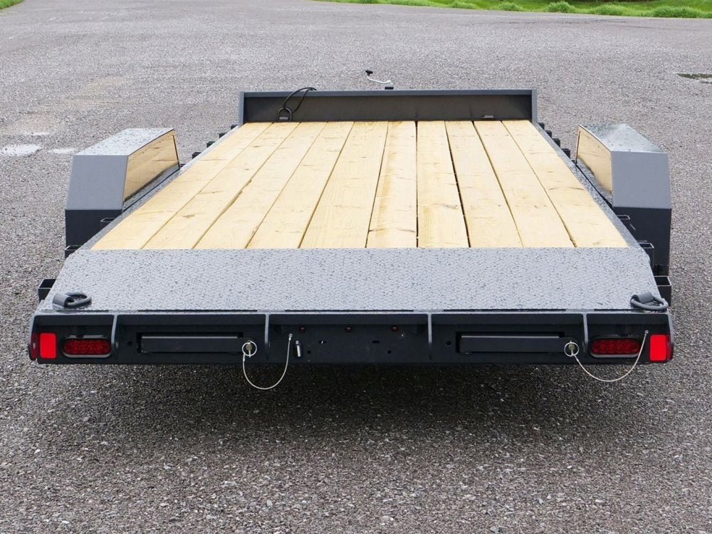 18' BP Car Hauler - Slide In Ramps - 5k Axles - Equipment Trailers - Stryker Dealership Group