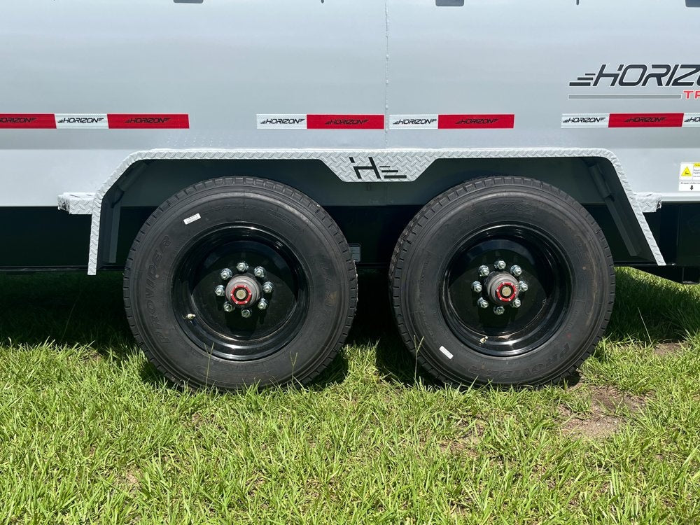 18' HZX Dump Trailer (2) 10k Axles 36" Sides - Side Door - Dump Trailers - Stryker Dealership Group