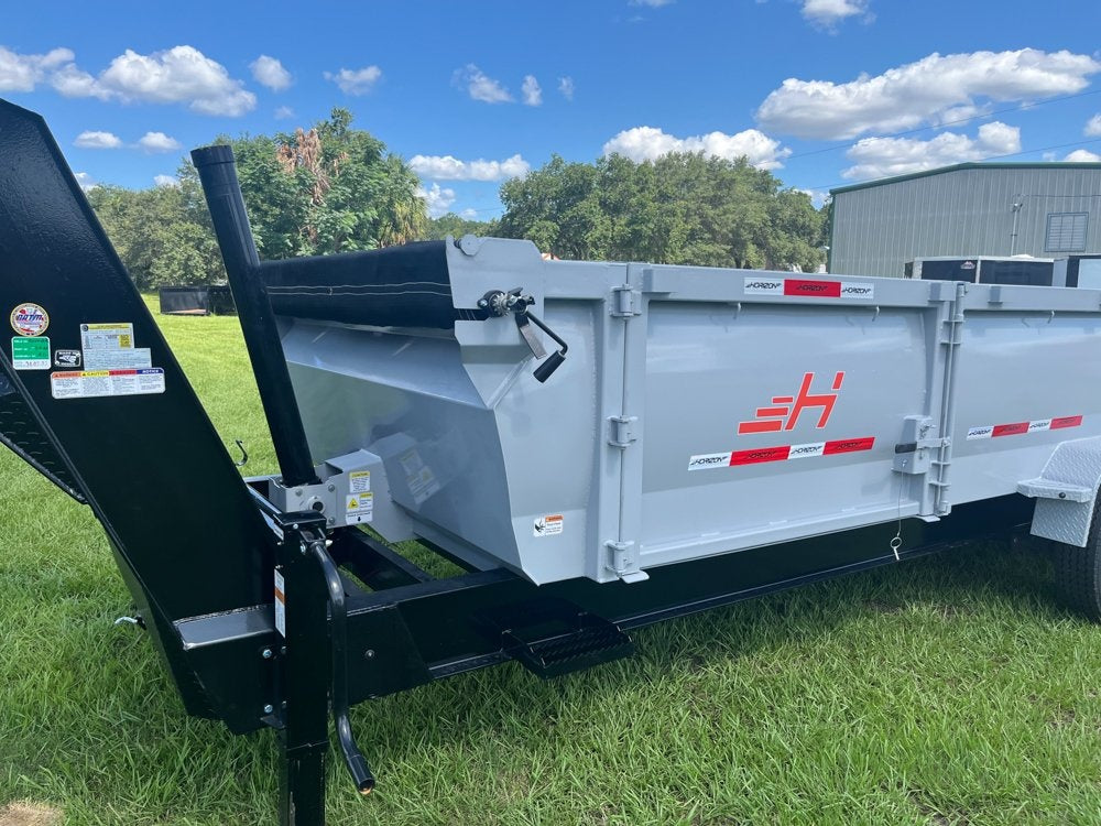 18' HZX Dump Trailer (2) 10k Axles 36" Sides - Side Door - Dump Trailers - Stryker Dealership Group